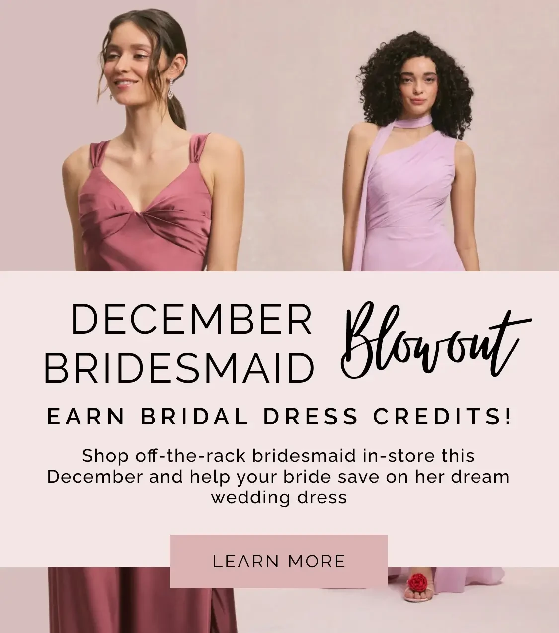 december bridesmaids blowout